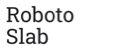 Fonte Roboto Slab